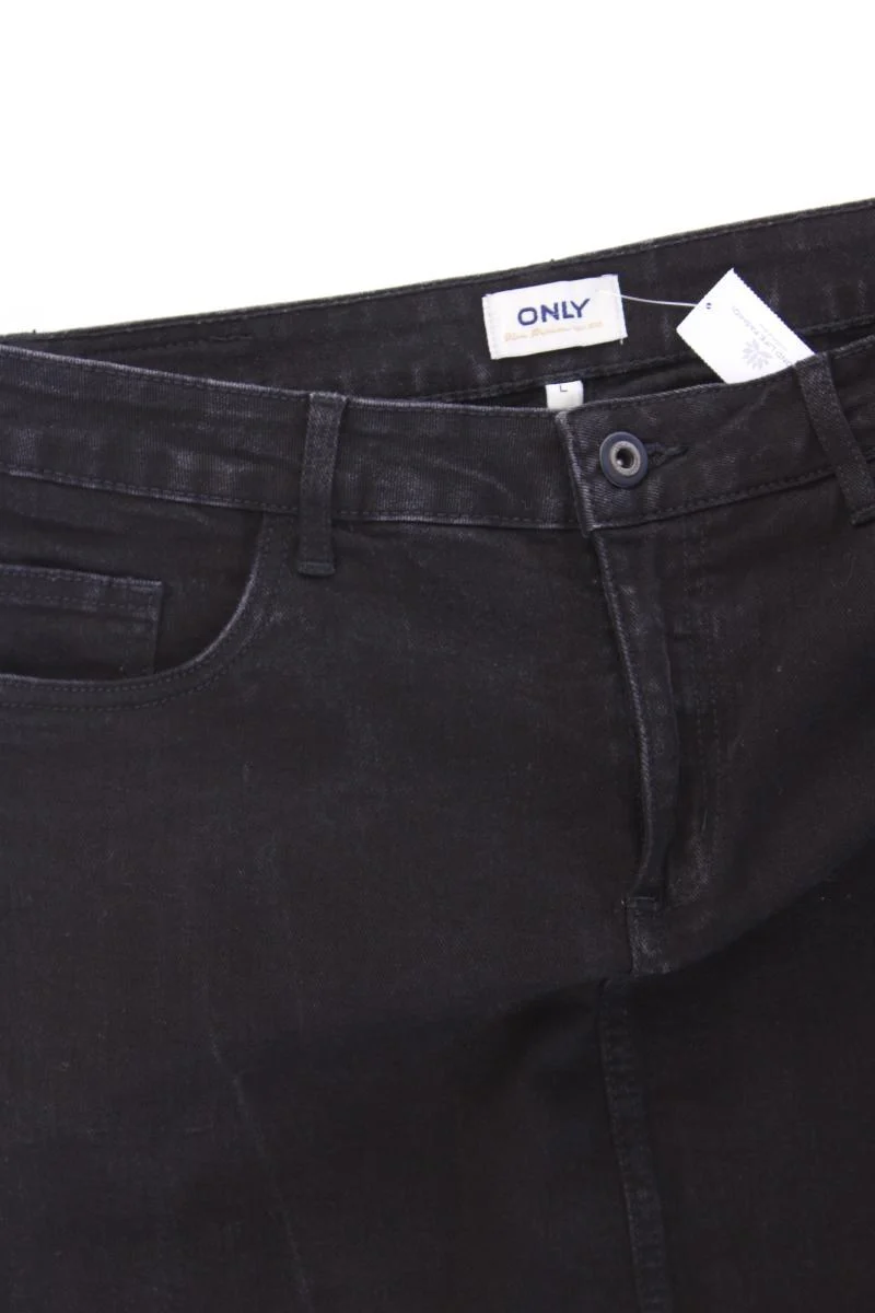Only Jeansrock Gr. L grau aus Baumwolle