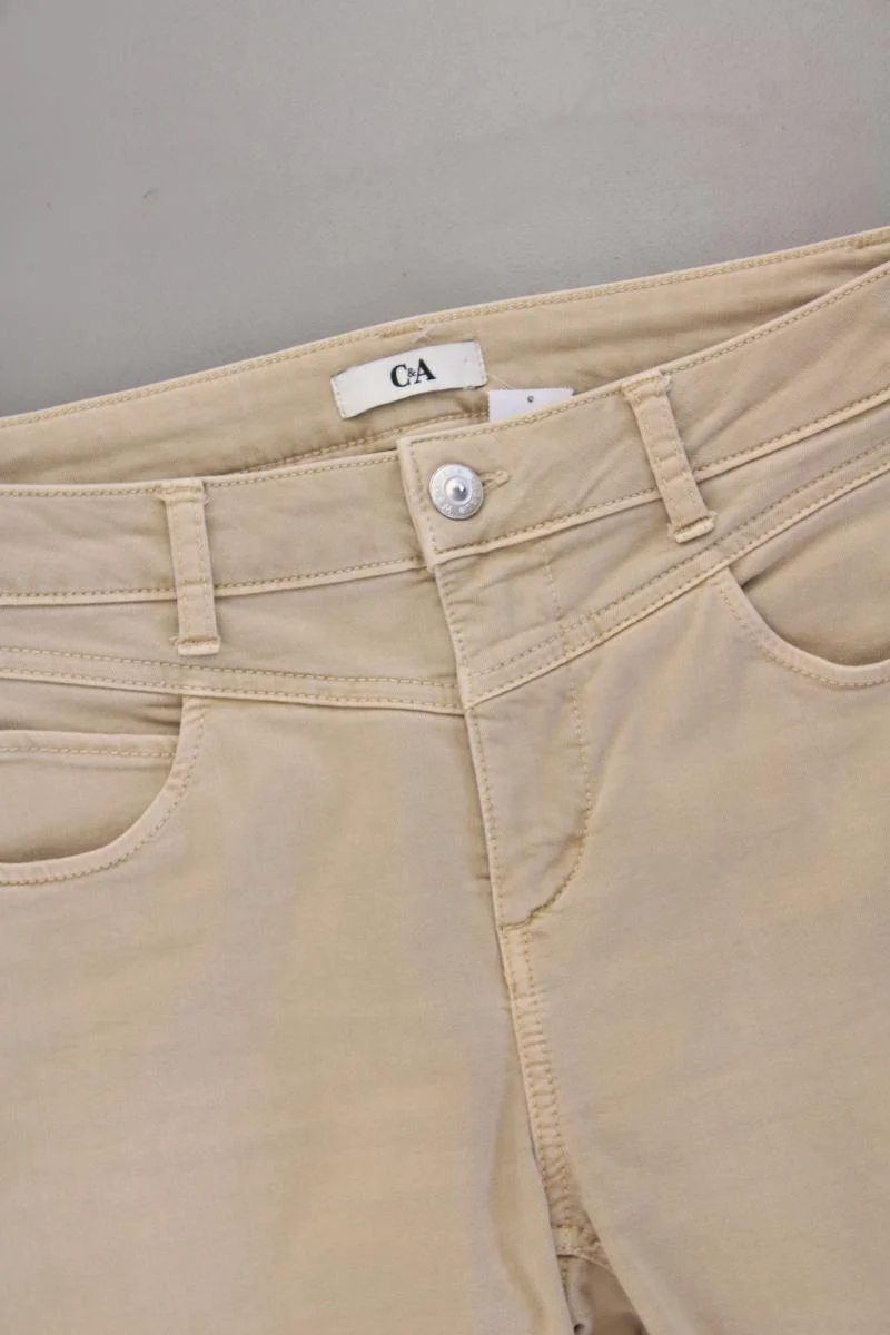 C&A Hose Gr. 36 creme aus Baumwolle