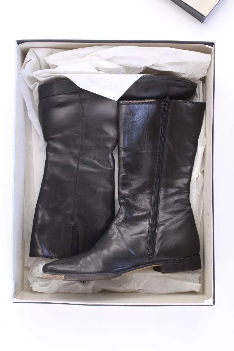 Konstantin Starke Stiefel Gr. 38 Neupreis: 239,9€! schwarz aus Leder