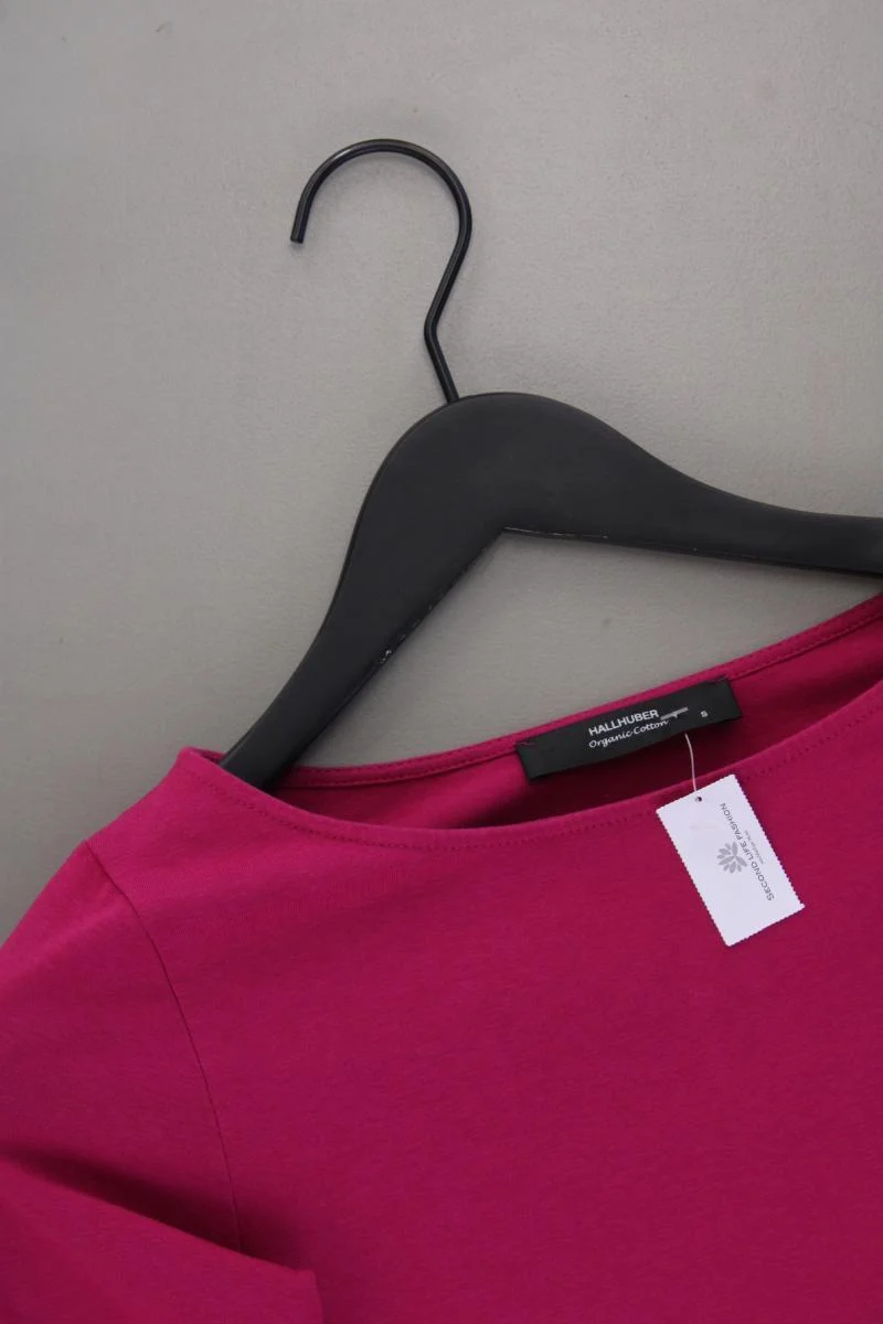 Hallhuber T-Shirt Gr. S Kurzarm pink aus Baumwolle