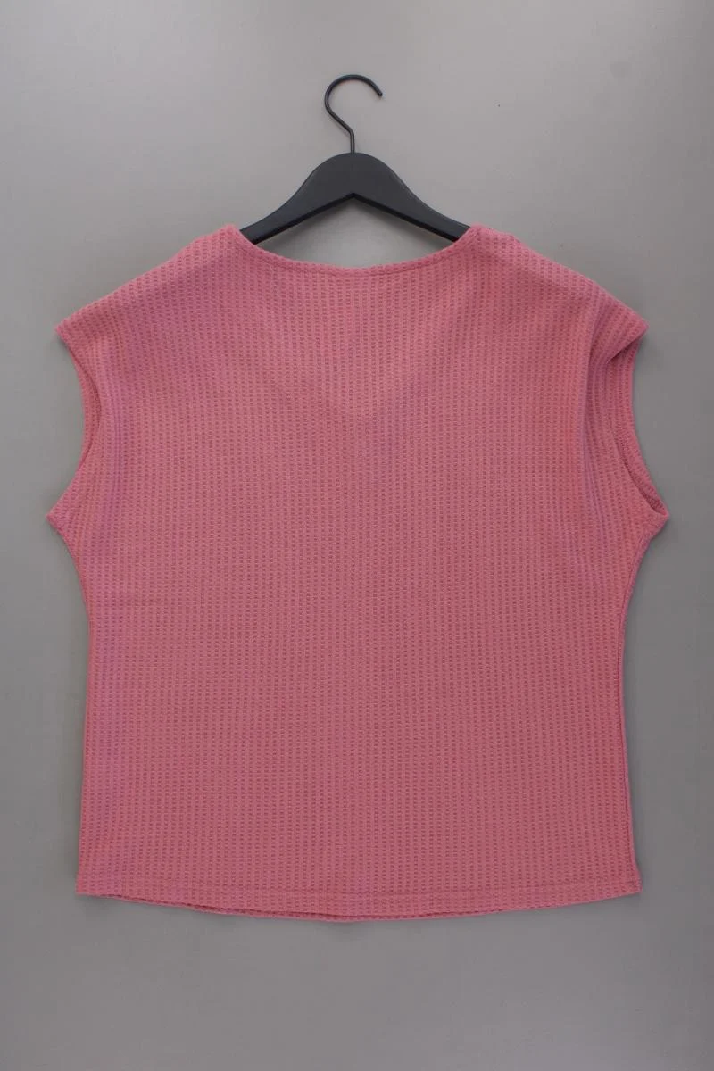 Lascana Shirt mit V-Ausschnitt Gr. 44/46 neuwertig Kurzarm rosa aus Polyester