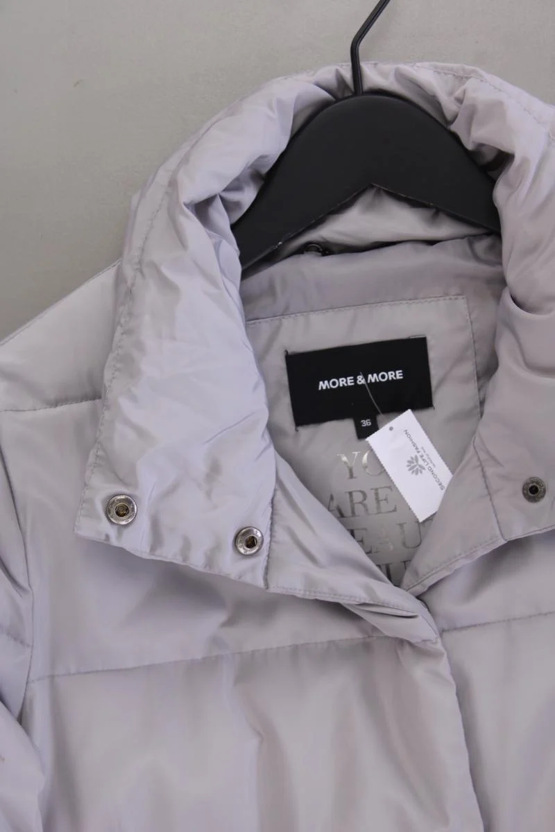 More&More Wintermantel Gr. 36 grau aus Polyester