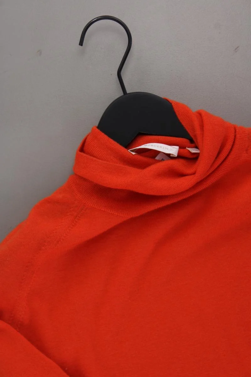 THE MERCER N.Y. Rollkragenpullover Gr. 36 orange aus Kaschmir