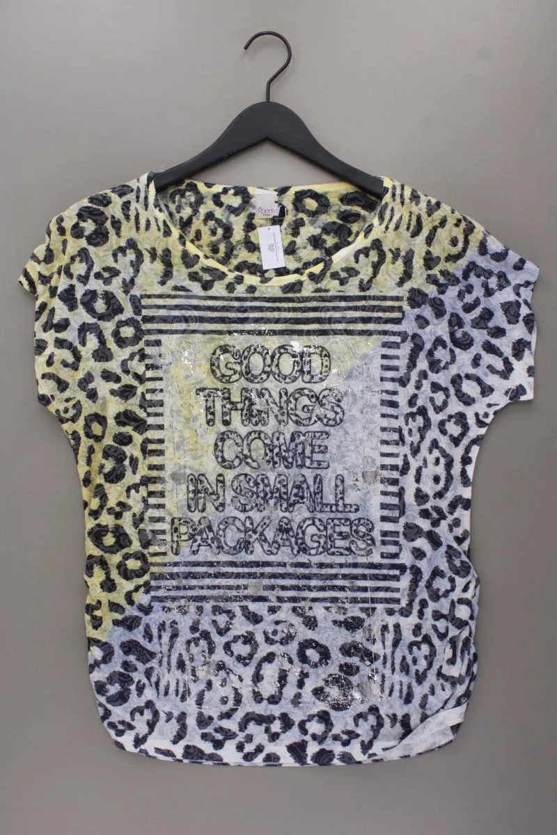 Liberty Printshirt Gr. M mit Tierdruck Kurzarm mehrfarbig aus Polyester