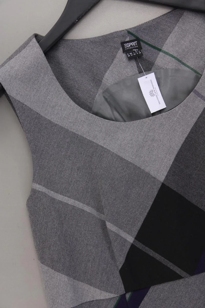 Esprit Collection Bleistiftkleid Gr. 38 Ärmellos grau aus Polyester