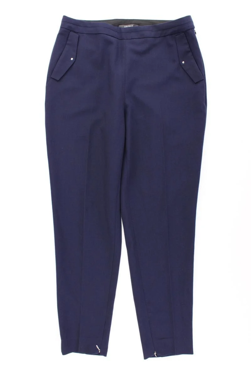 Esprit Stoffhose Gr. 38 blau aus Polyester