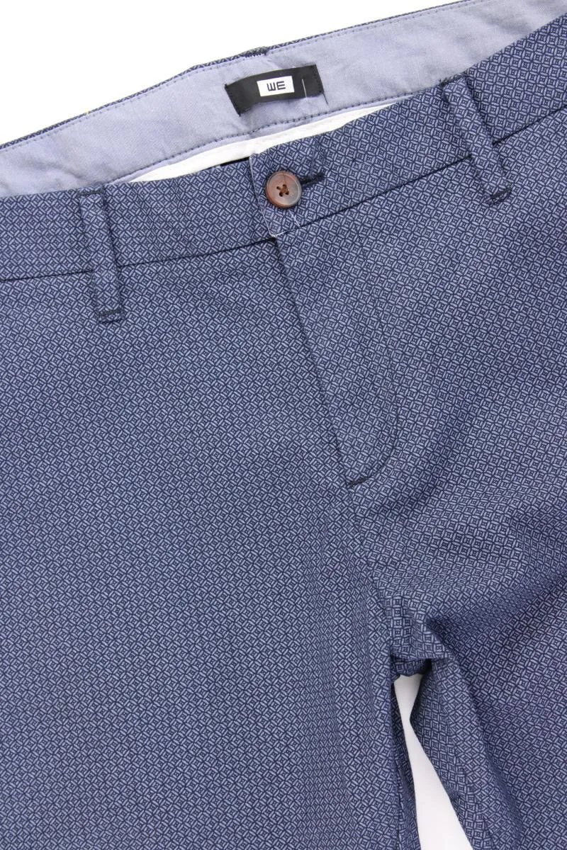 WE Fashion Chinohose für Herren Gr. W32/L34 blau