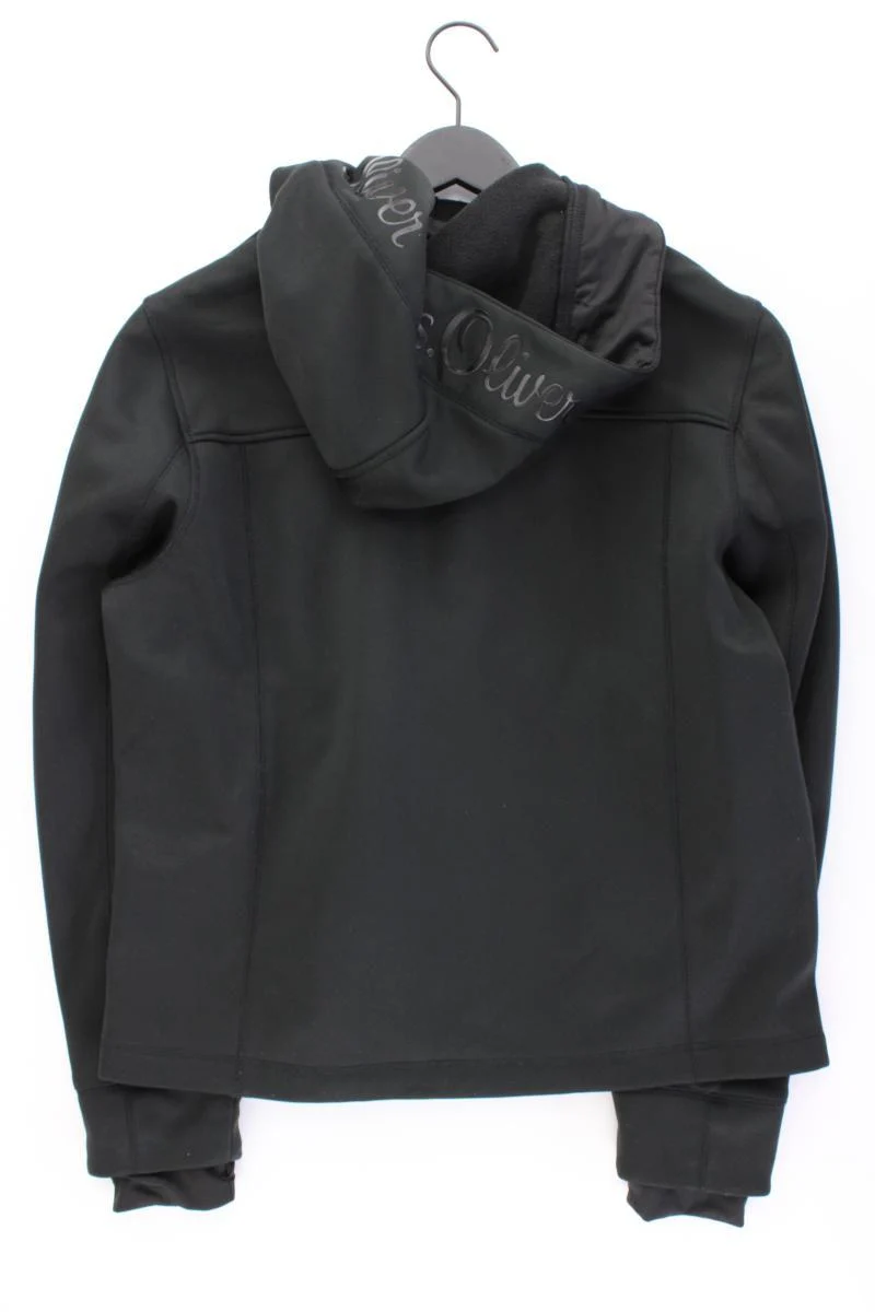 s.Oliver Kapuzenjacke Gr. 46 schwarz aus Polyester