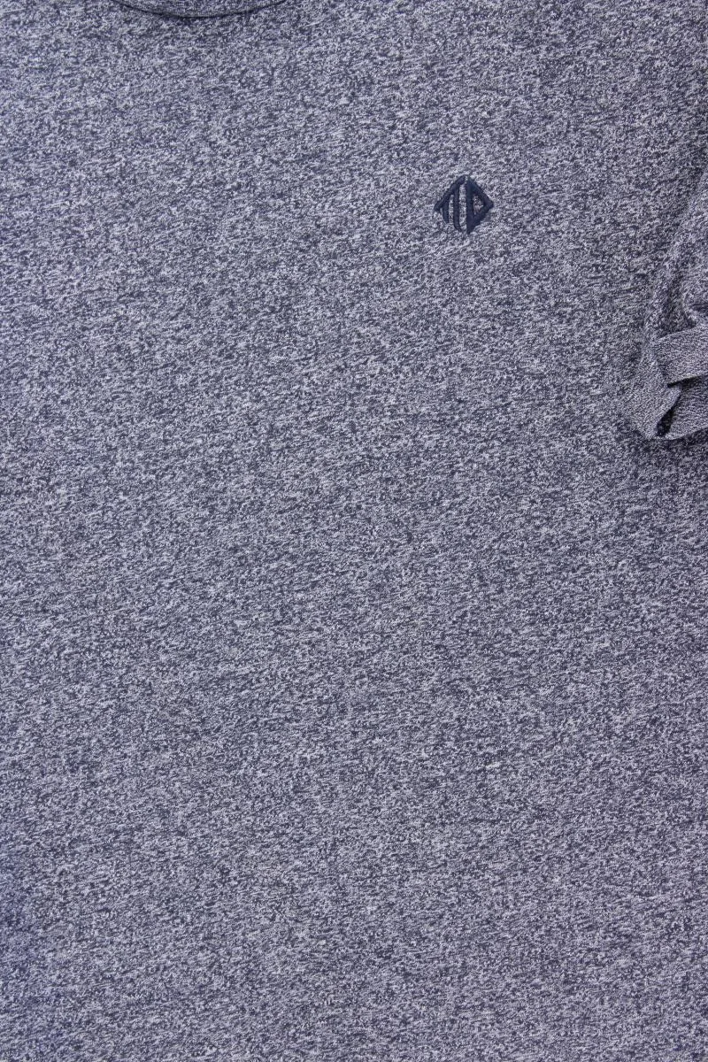 Tom Tailor (Denim) T-Shirt für Herren Gr. M Kurzarm grau aus Baumwolle