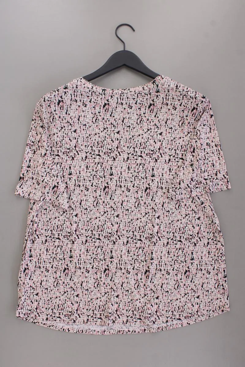 Helena Vera Printshirt Gr. 48 geometrisches Muster Kurzarm rosa aus Polyester