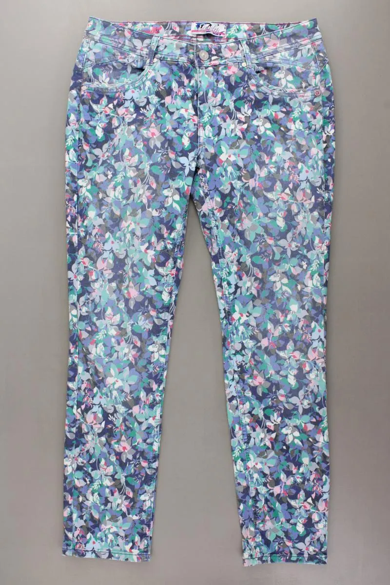Street One Hose Gr. W32/L30 mit Blumenmuster mehrfarbig aus Baumwolle