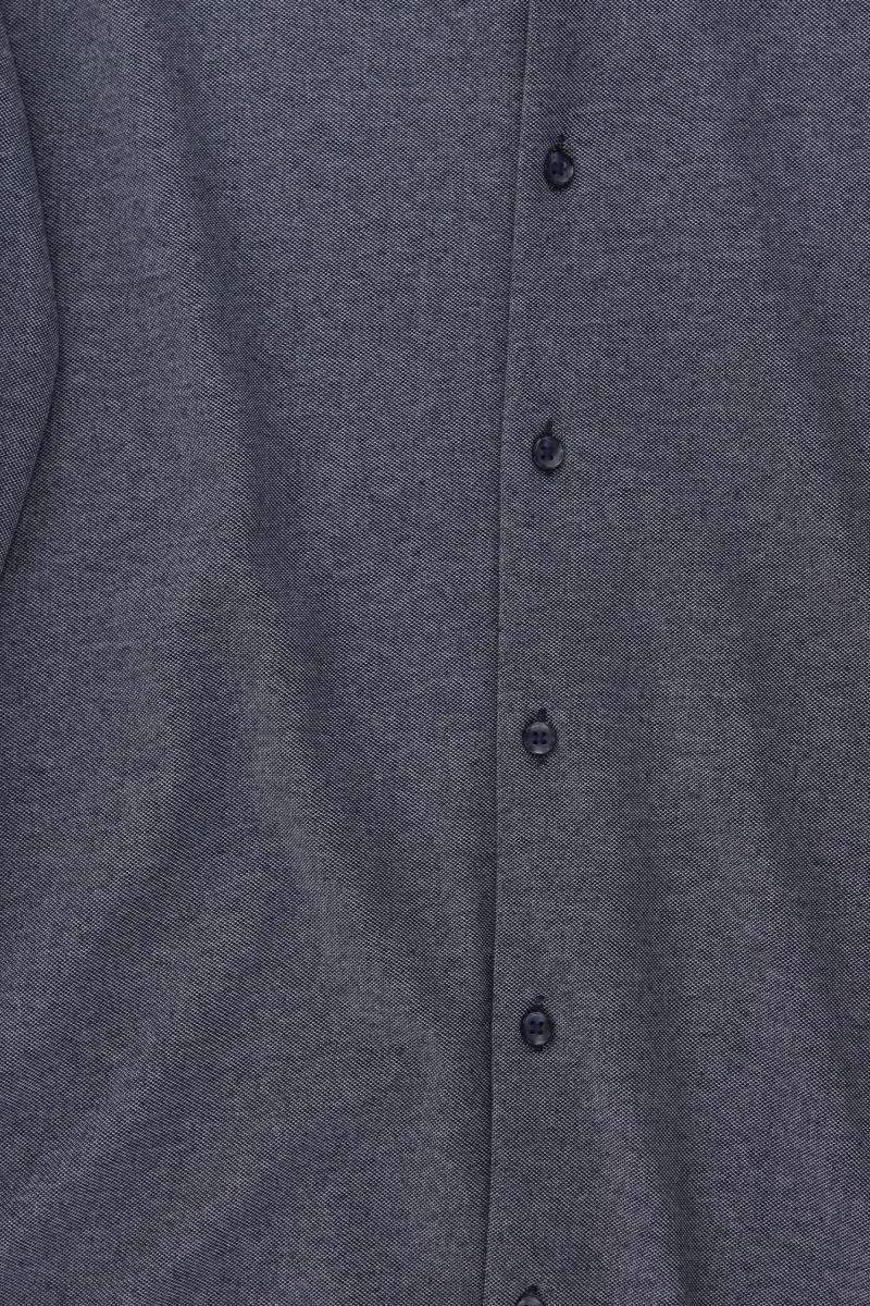 Dunmore Langarmhemd für Herren Gr. XL neuwertig grau aus Baumwolle
