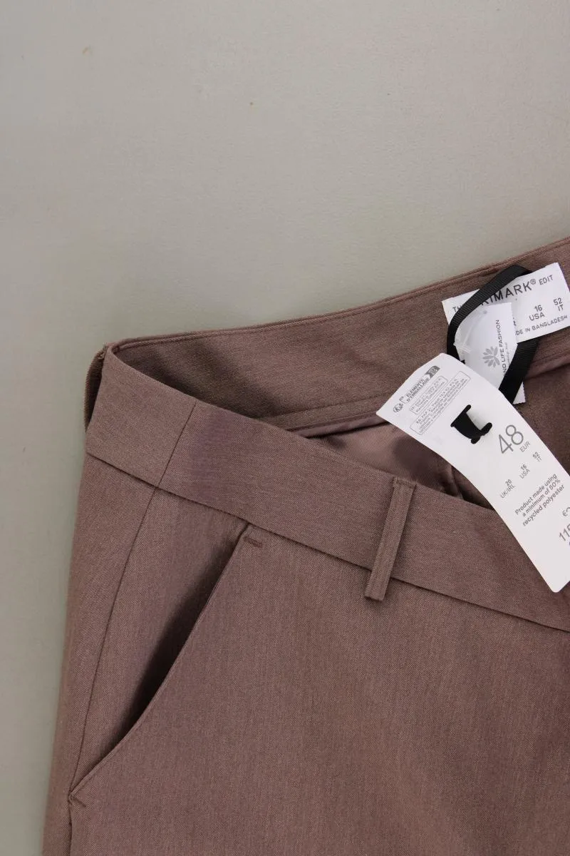 Primark Stoffhose Gr. 48 neu mit Etikett Neupreis: 26,0€! braun aus Polyester