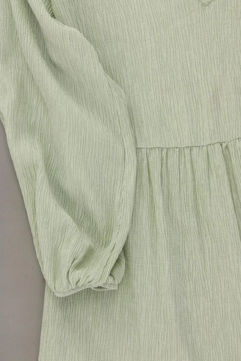 Mango Midikleid Gr. XS 3/4 Ärmel grün aus Lyocell