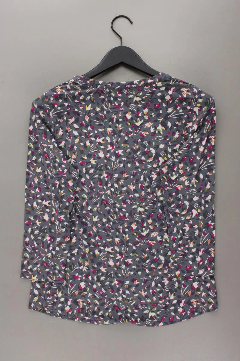 Rabe Printshirt Gr. 40 mit Blumenmuster 3/4 Ärmel mehrfarbig aus Viskose