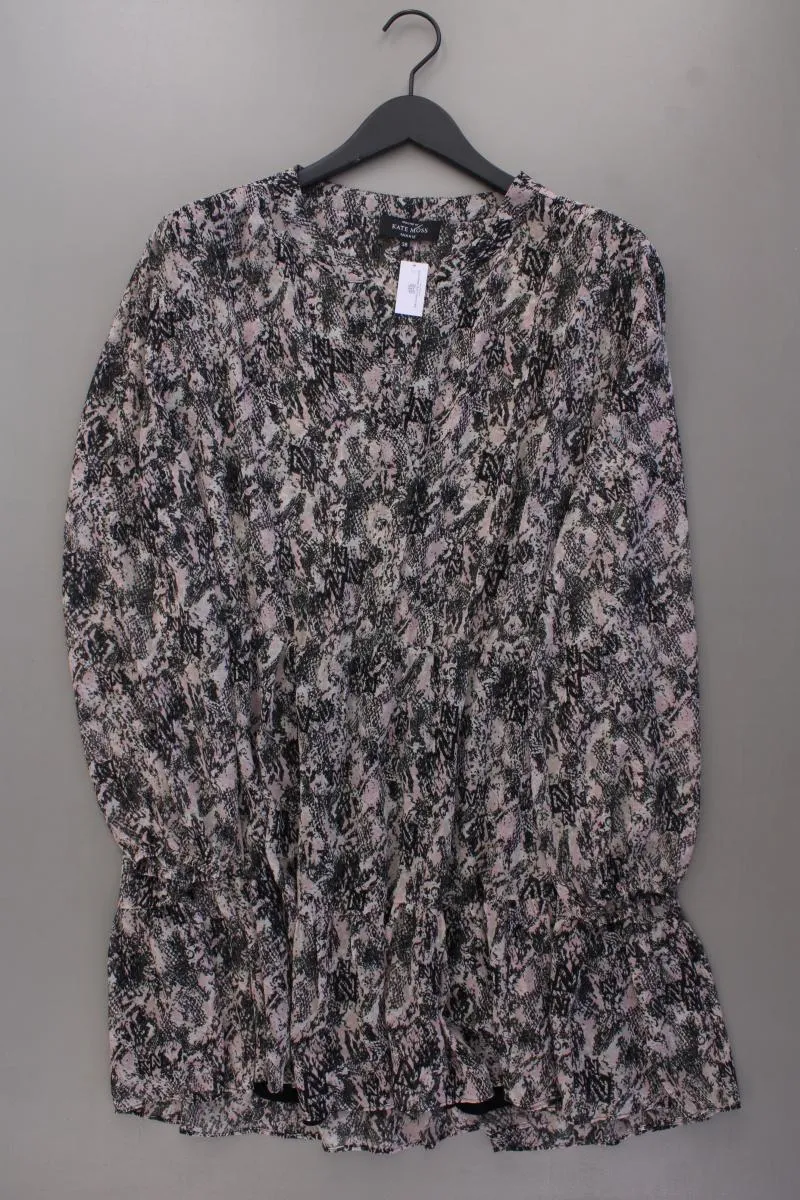Nikkie x Kate Moss Kleid Gr. 38 Langarm grau aus Polyester