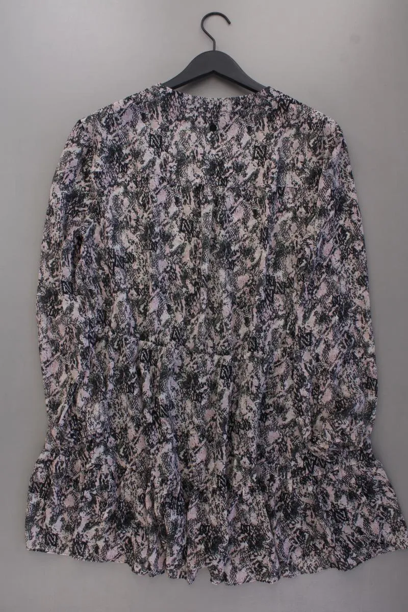 Nikkie x Kate Moss Kleid Gr. 38 Langarm grau aus Polyester