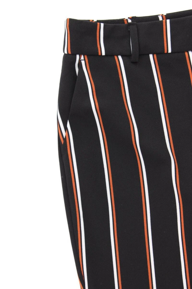 Dorothy Perkins Stoffhose Gr. 38 gestreift schwarz aus Polyester