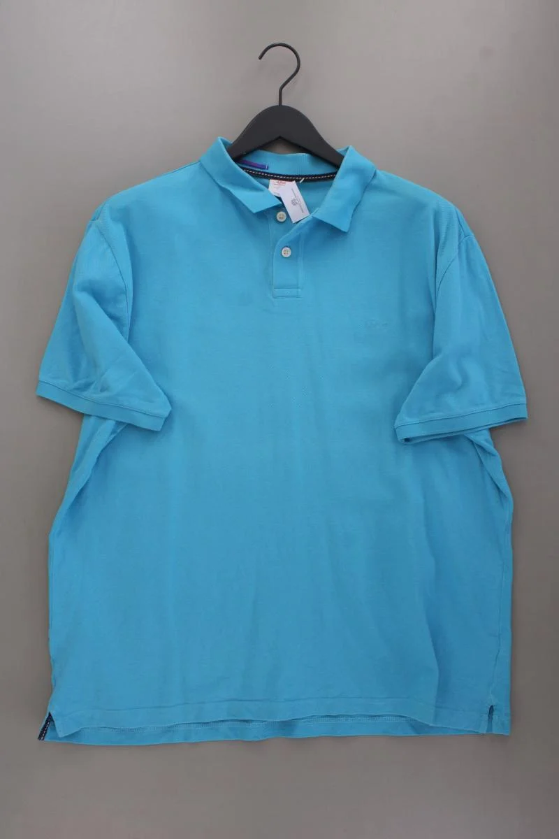 s.Oliver Poloshirt für Herren Gr. XXL Kurzarm türkis aus Baumwolle