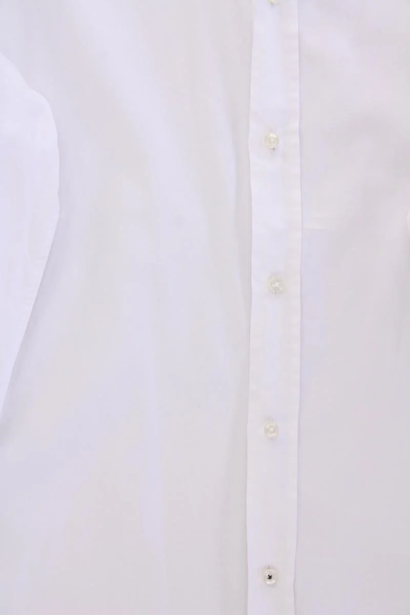 Barutti Langarmhemd für Herren Gr. Hemdgröße 45 weiß aus Baumwolle