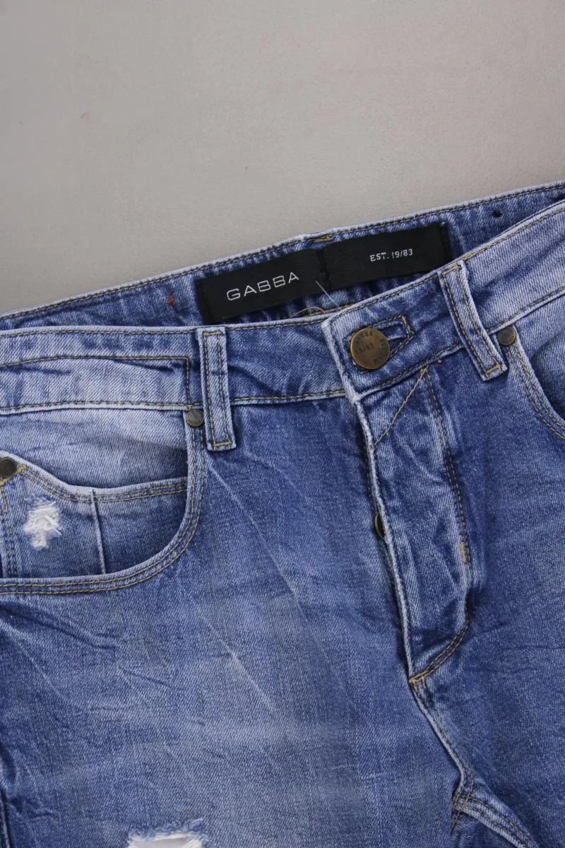 Gabba Straight Jeans für Herren Gr. W30/L32 Modell Rey blau aus Baumwolle