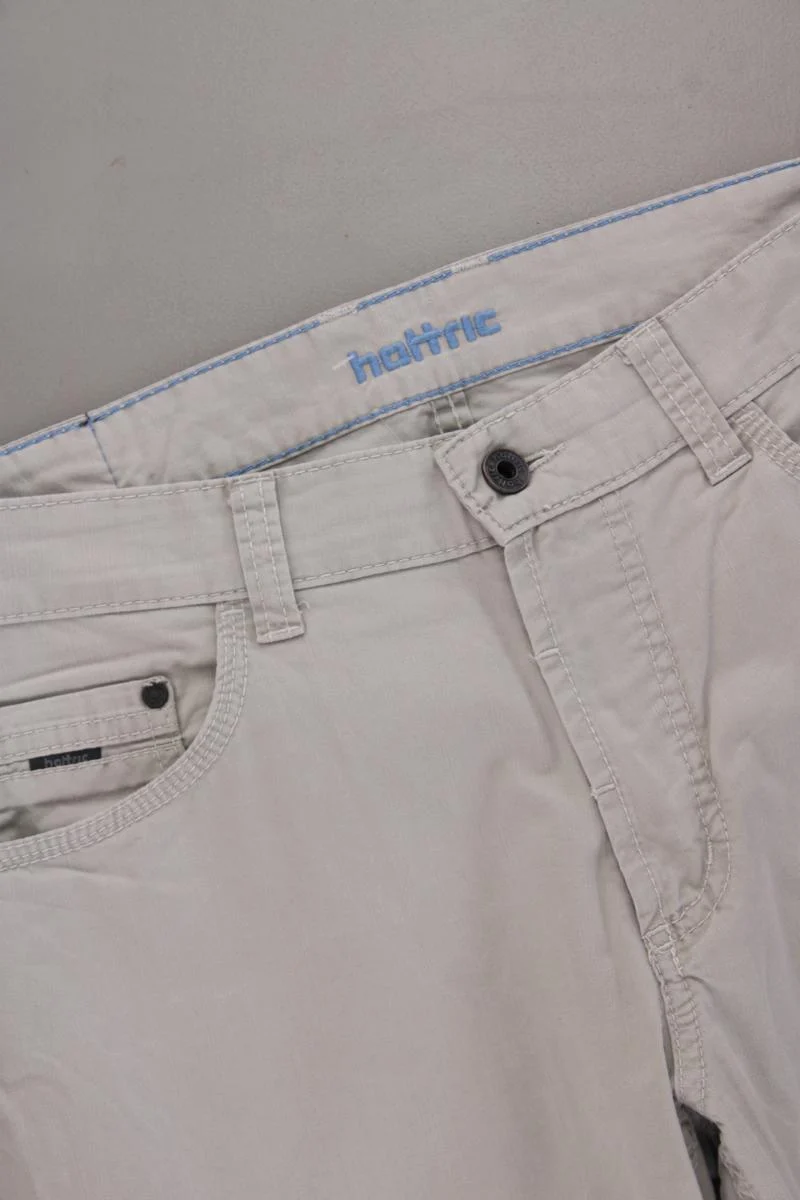 Hattric Five-Pocket-Hose für Herren Gr. W34/L32 Modell Hardy grau aus Baumwolle