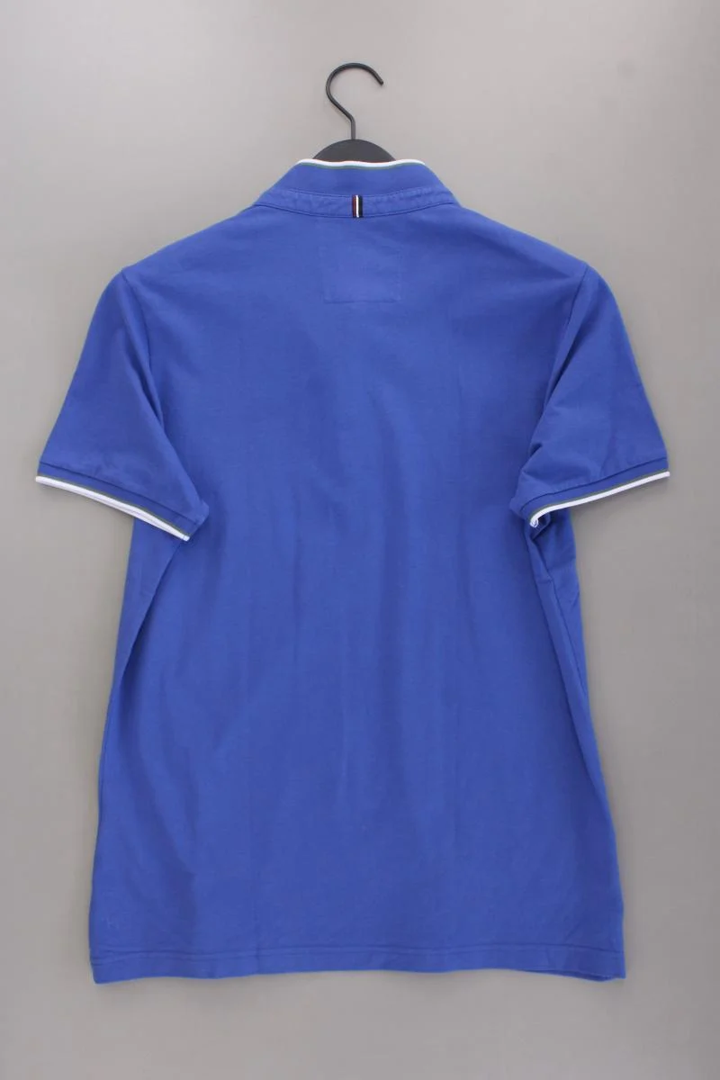 Strellson T-Shirt für Herren Gr. L neuwertig Kurzarm blau aus Baumwolle