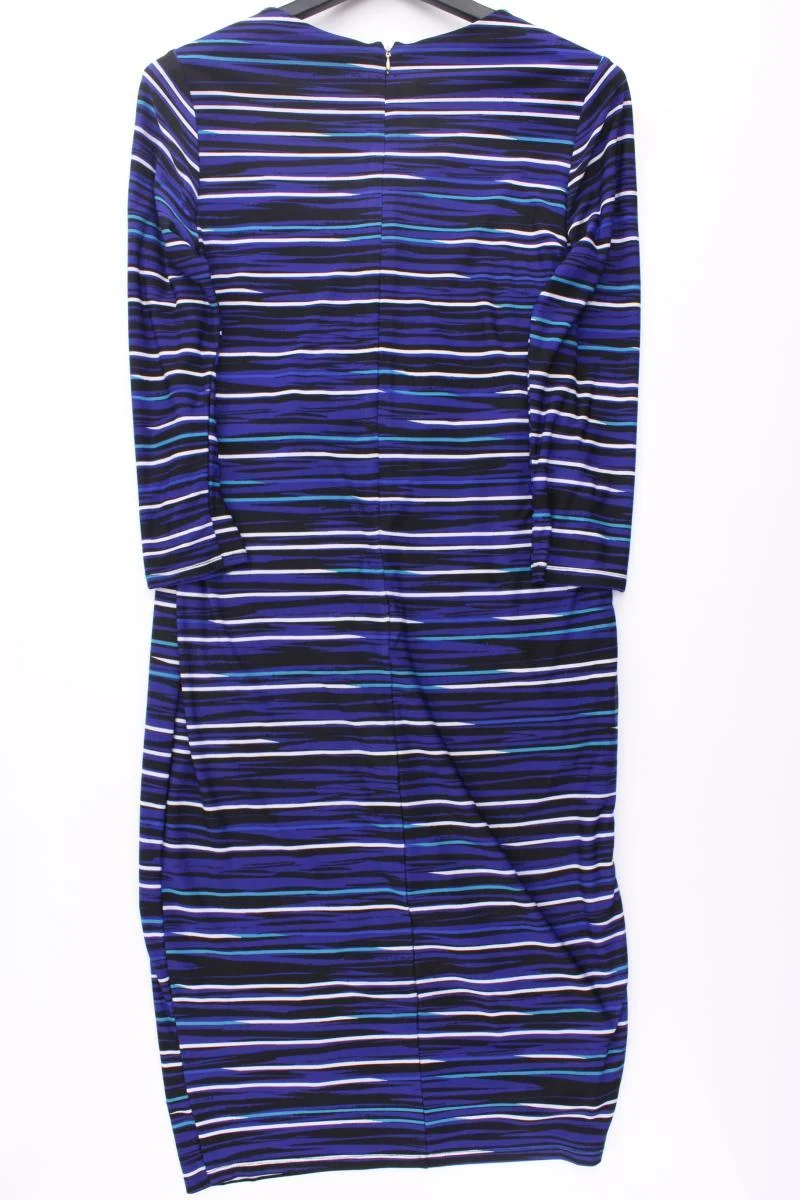 Thalia Sodi Kleid Gr. M gestreift 3/4 Ärmel blau aus Polyester