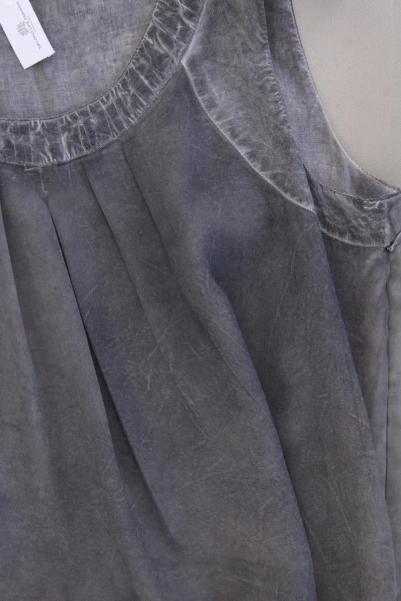Street One Midikleid Gr. 40 Ärmellos grau aus Polyester