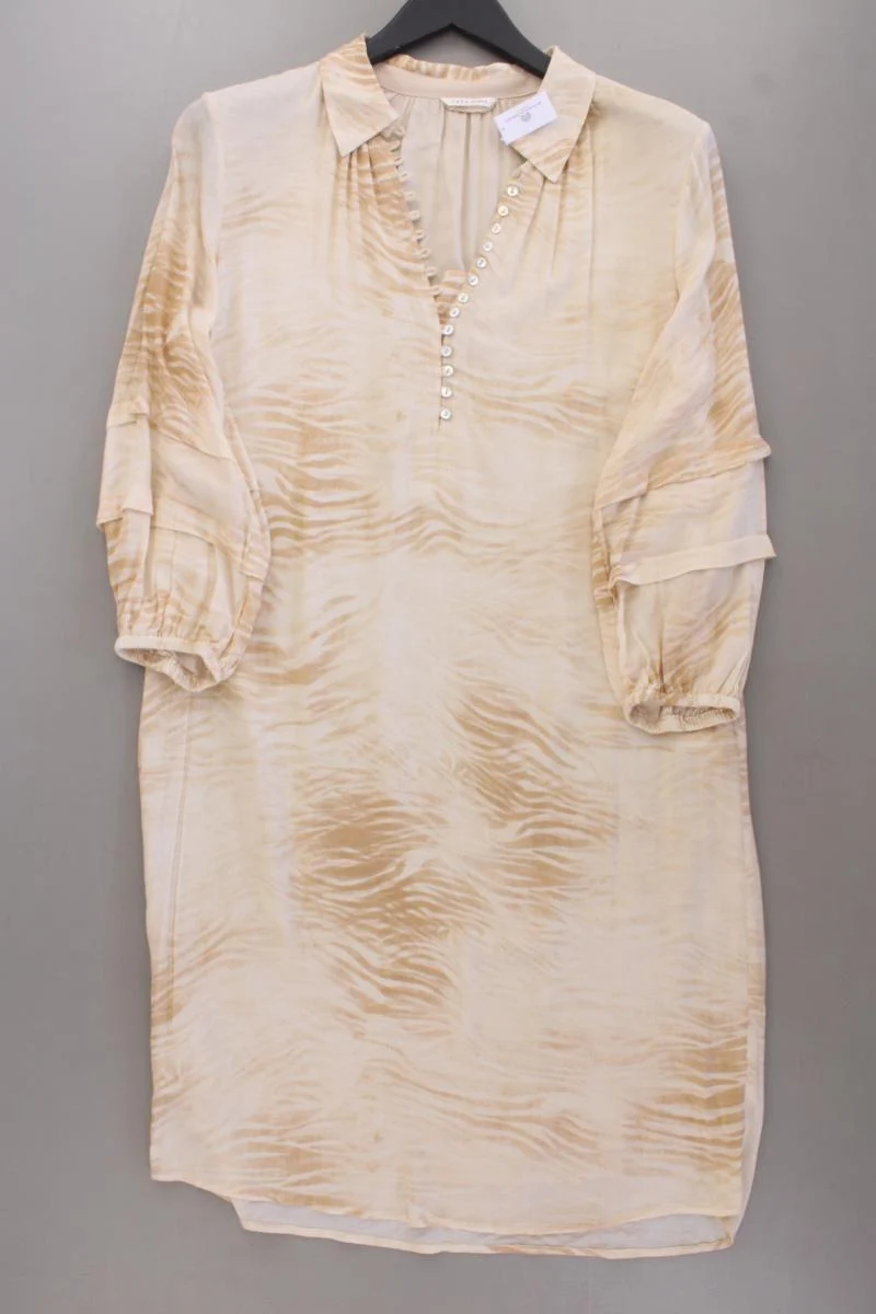 YAYA Langarmkleid Gr. 38 neuwertig creme aus Viskose