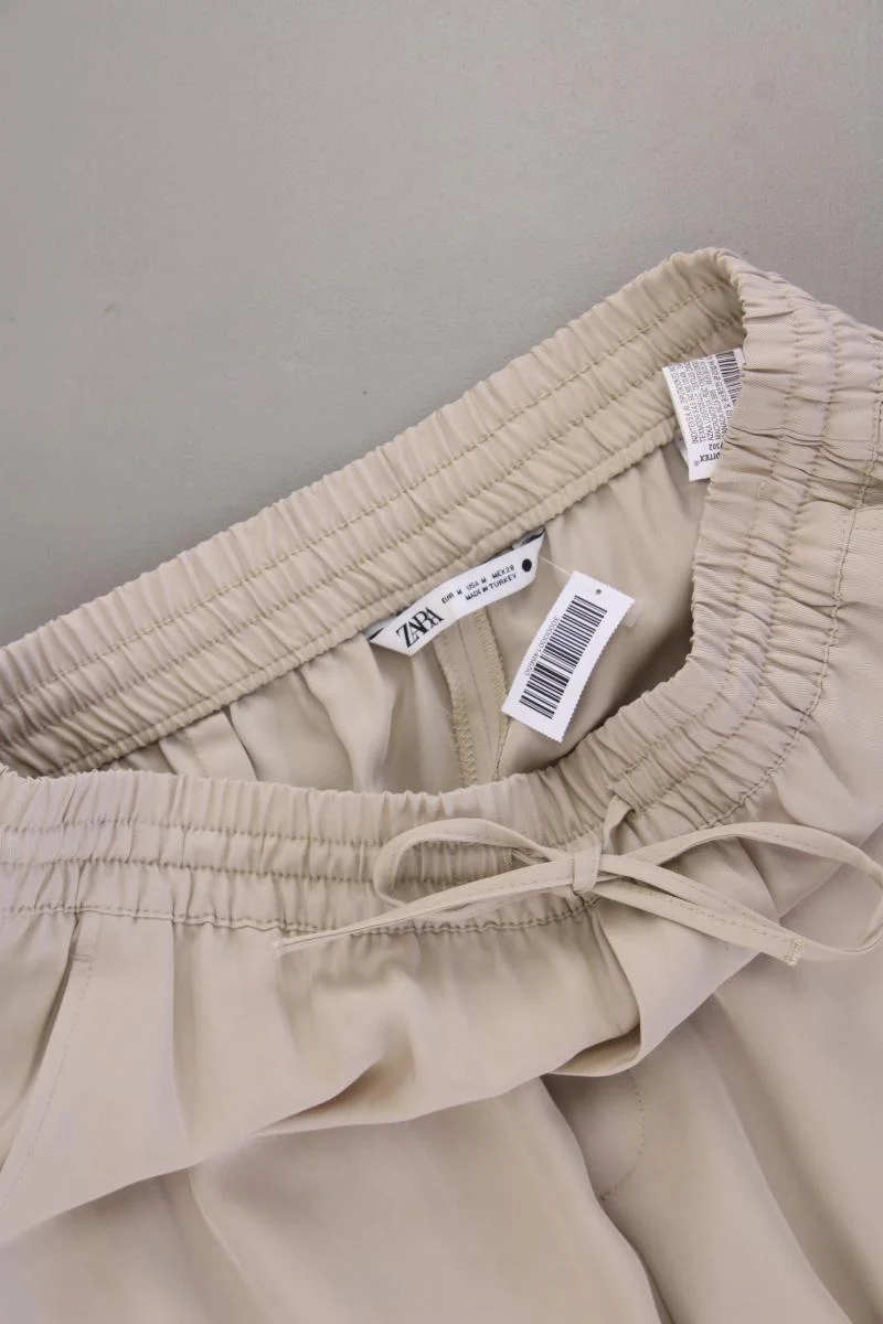 Zara Stoffhose Gr. M neuwertig creme aus Viskose