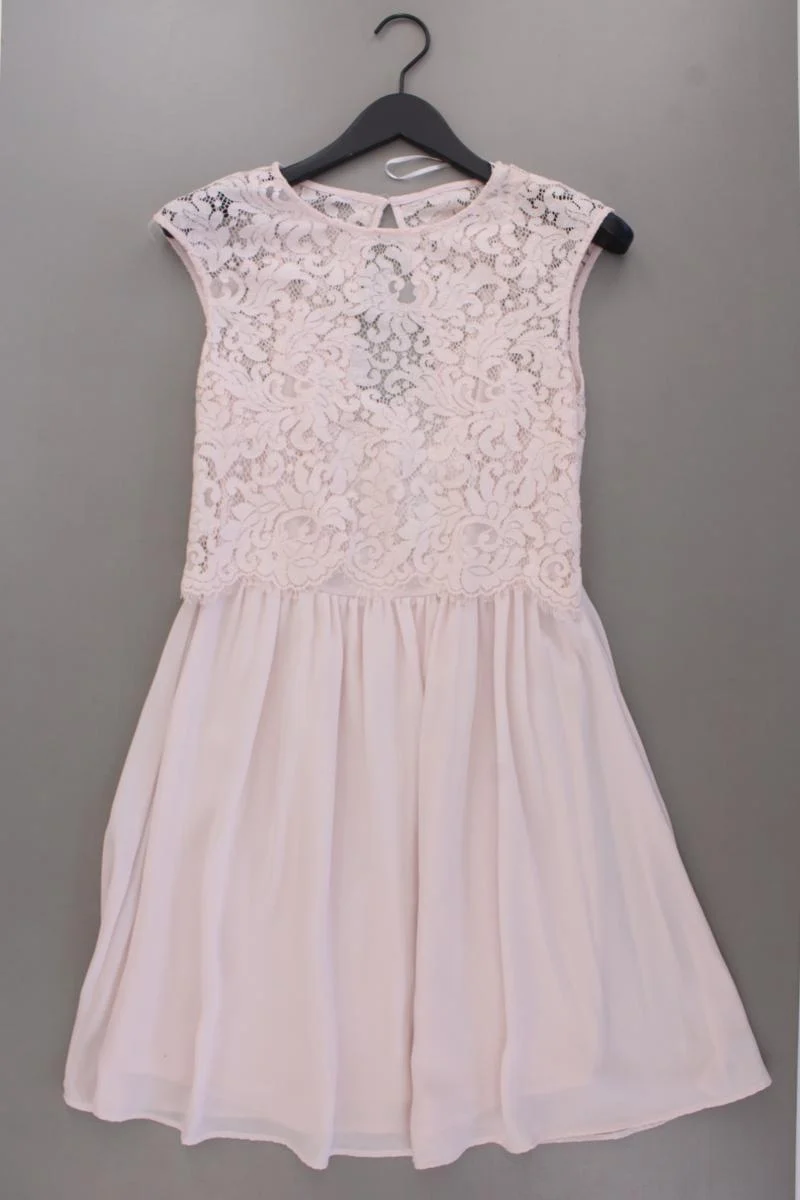 Vila Chiffonkleid Gr. 36 Ärmellos rosa aus Polyester