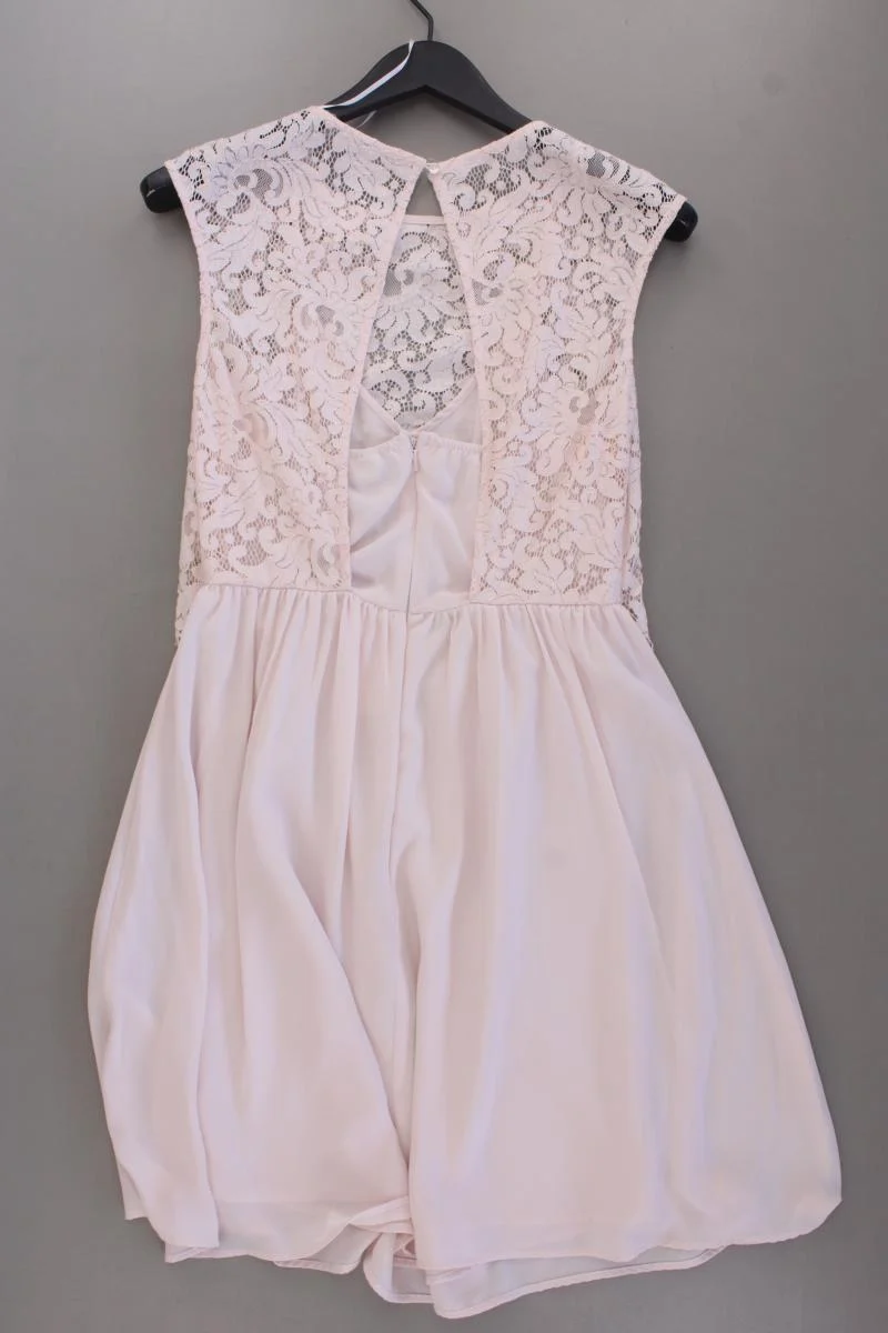 Vila Chiffonkleid Gr. 36 Ärmellos rosa aus Polyester