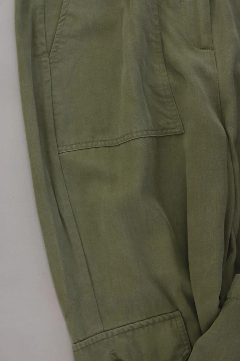 Rich&Royal Cargohose Gr. 38 olivgrün aus Lyocell