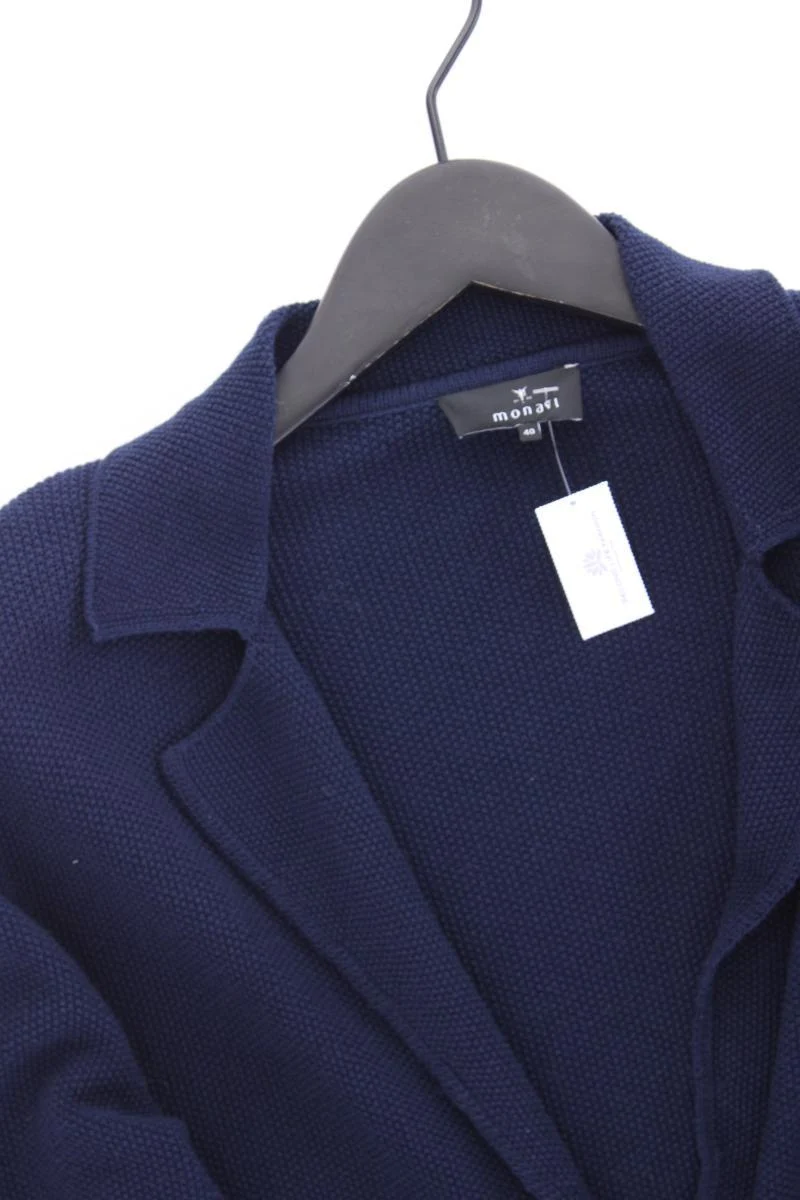 Monari Strickblazer Gr. 40 neuwertig blau