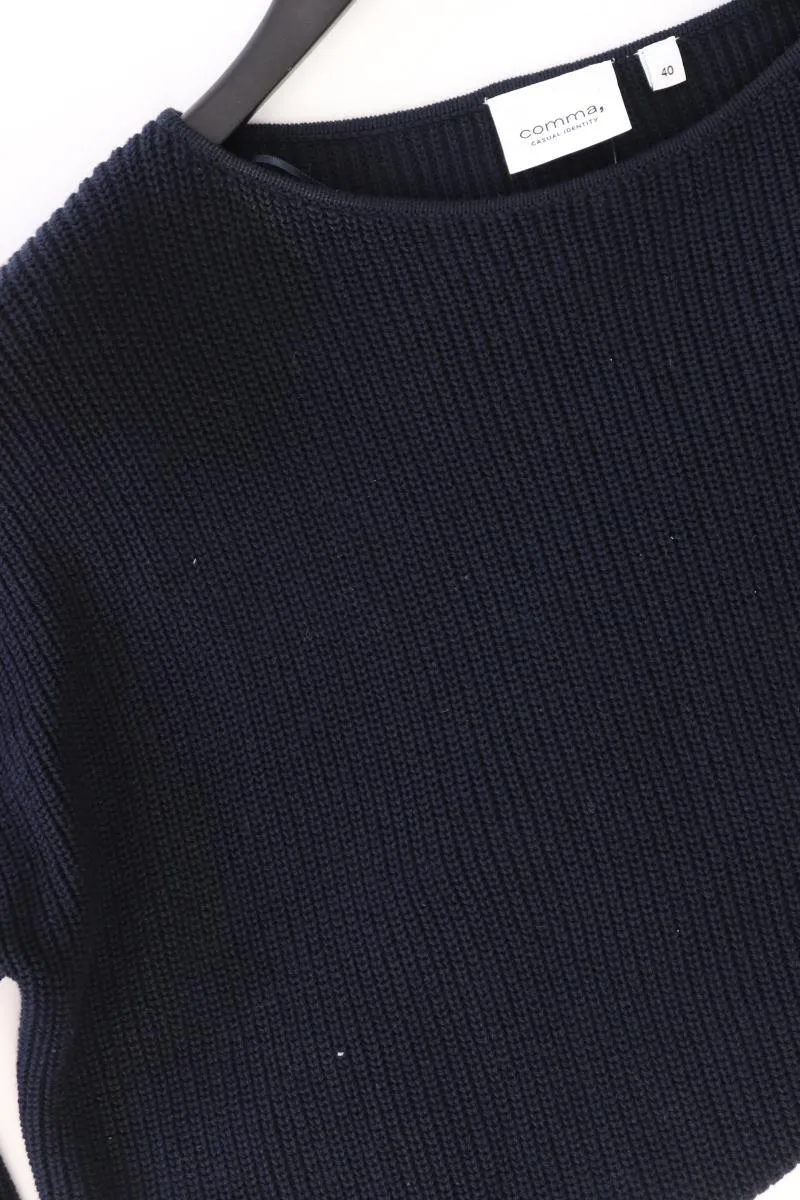 comma, Grobstrickpullover Gr. 40 blau