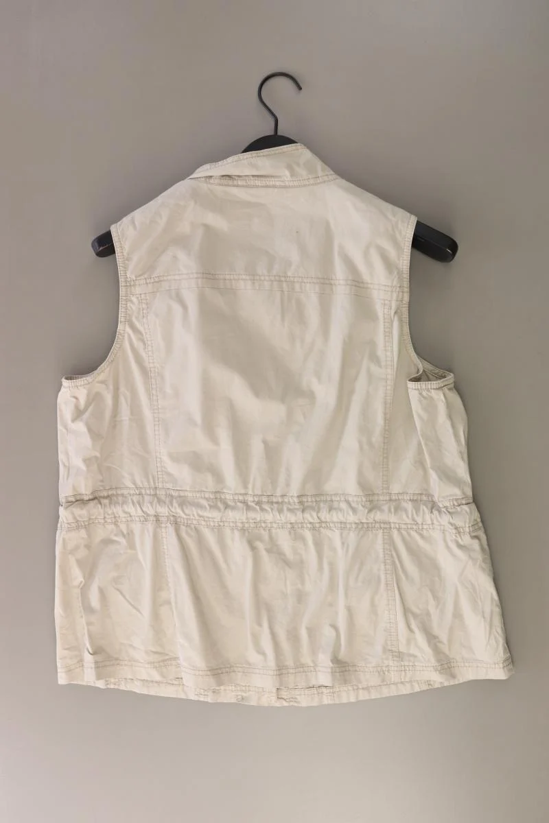 Cecil Regular Weste Gr. XL creme aus Baumwolle