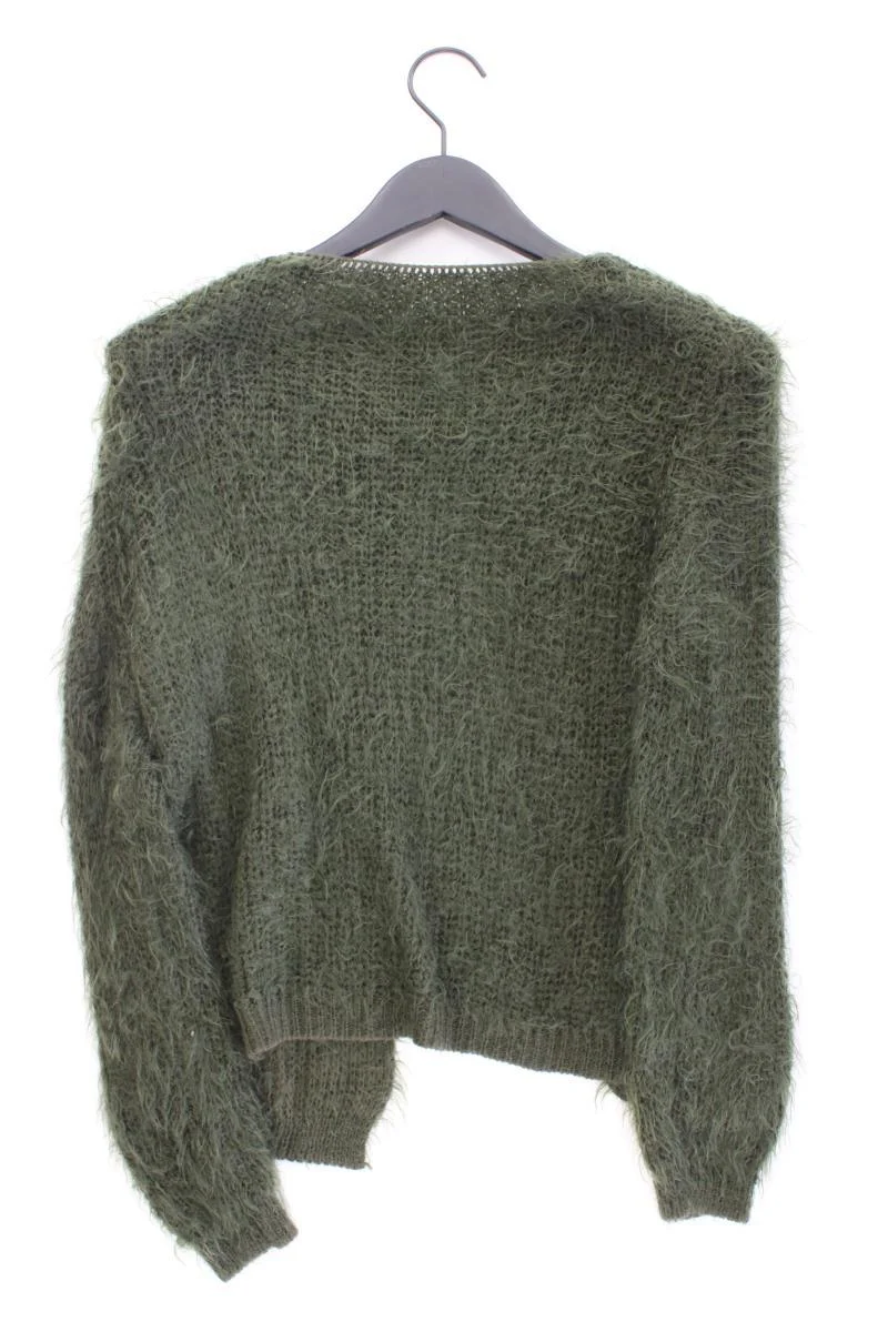 Strickjacke Gr. M Langarm olivgrün aus Polyacryl