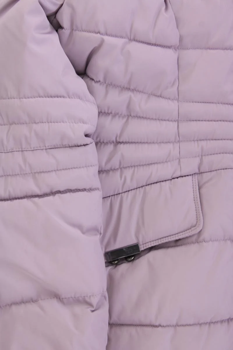 Mexx Winterjacke Gr. 42 neuwertig lila aus Polyester