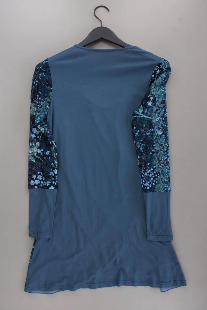 Linea Tesini Longshirt Gr. 40 Langarm blau aus Viskose