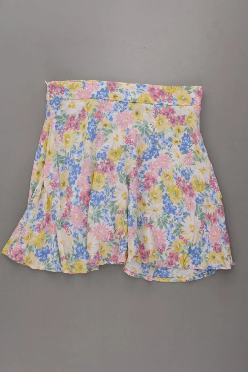 Stradivarius Skort Gr. XS mit Blumenmuster mehrfarbig