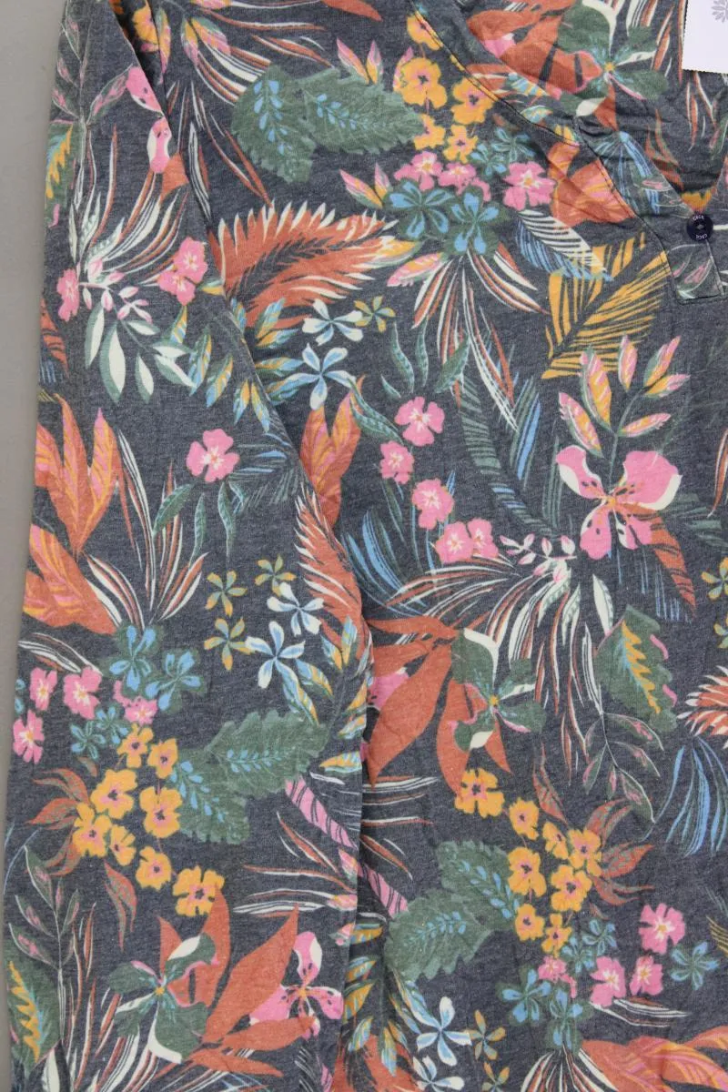 Cecil Printshirt Gr. L mit Blumenmuster 3/4 Ärmel mehrfarbig aus Polyester