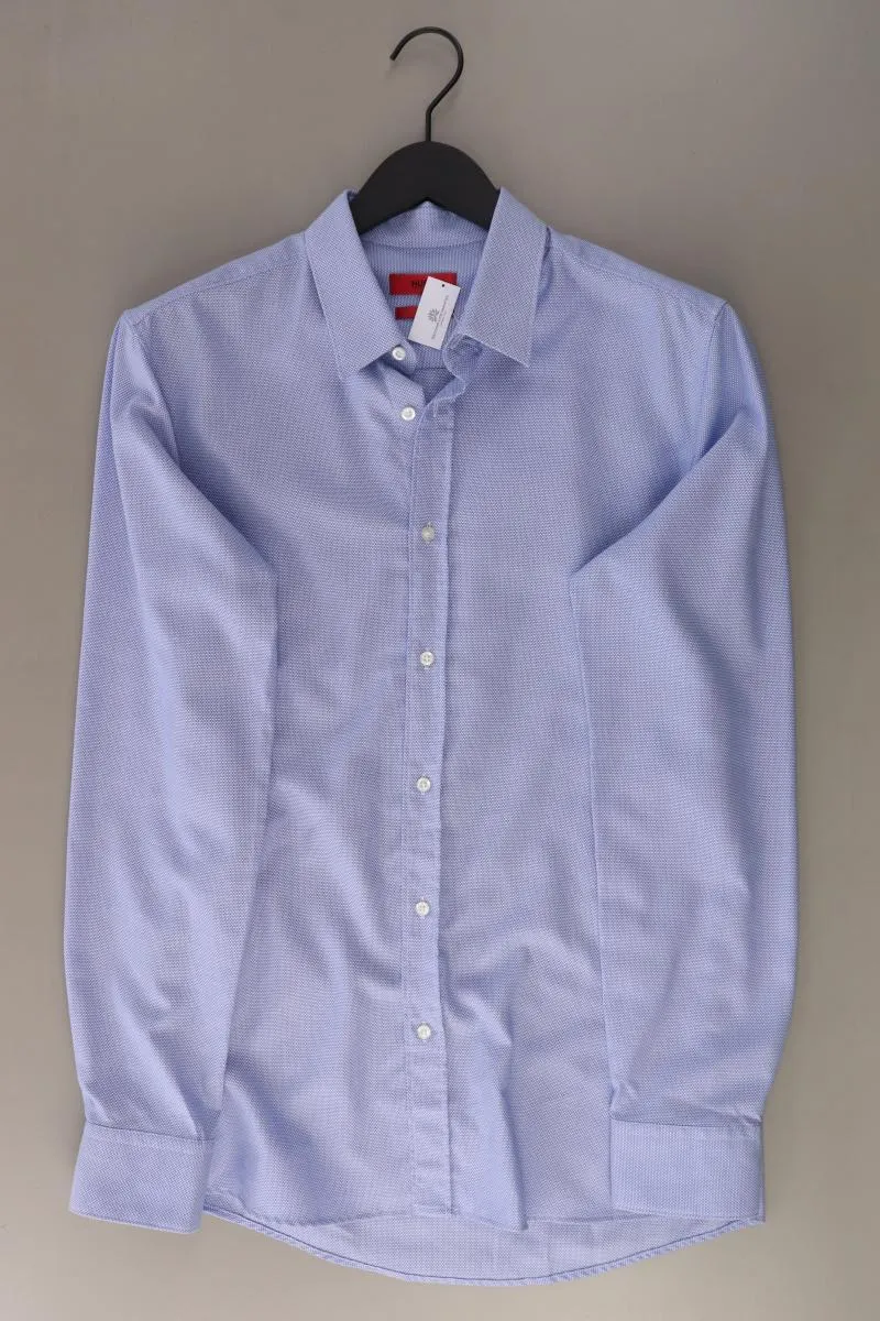 Hugo Boss Langarmhemd für Herren Gr. Hemdgröße 40 blau