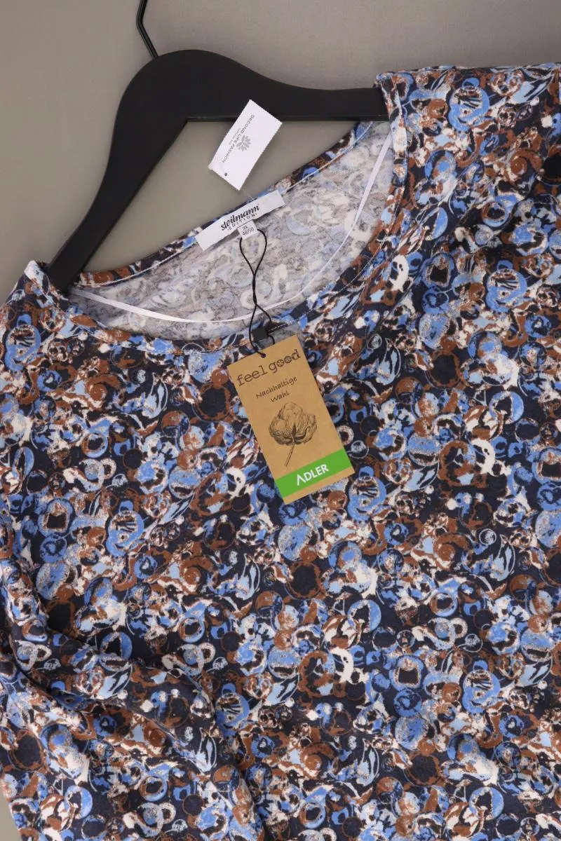 Steilmann Printshirt Gr. 48/50 neu mit Etikett Langarm blau aus Modal