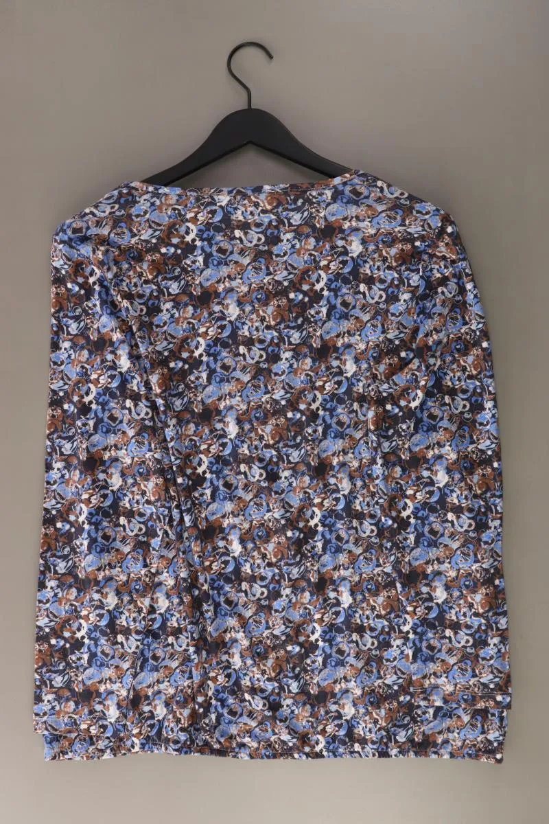 Steilmann Printshirt Gr. 48/50 neu mit Etikett Langarm blau aus Modal