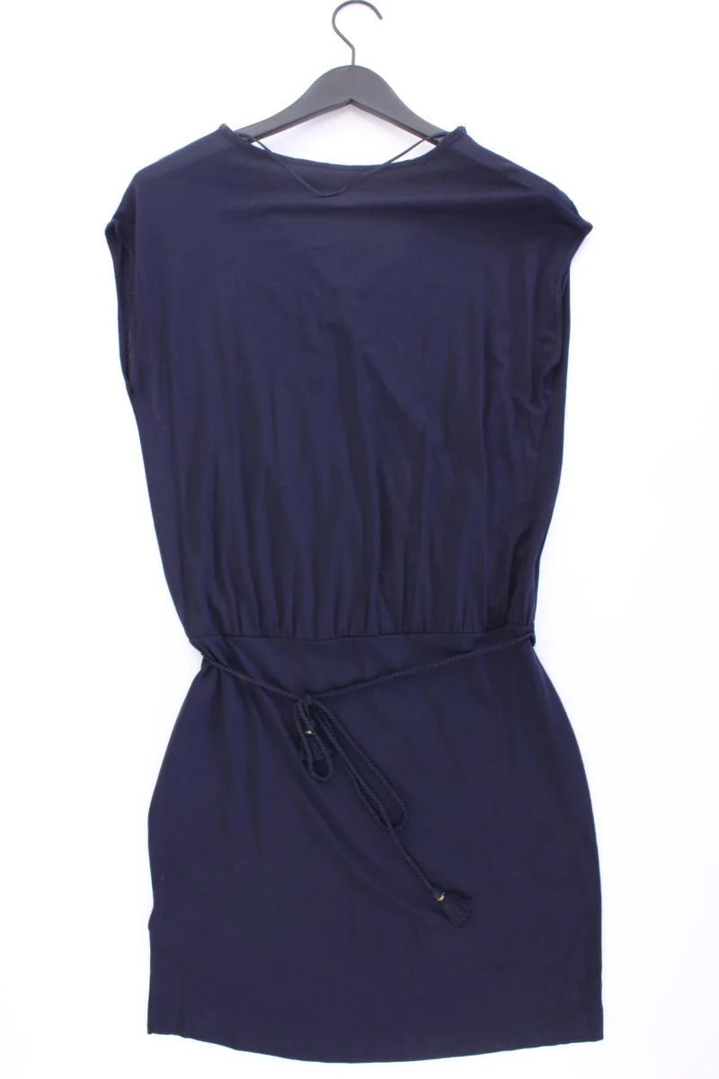 s.Oliver Jerseykleid Gr. 38 Kurzarm blau aus Viskose
