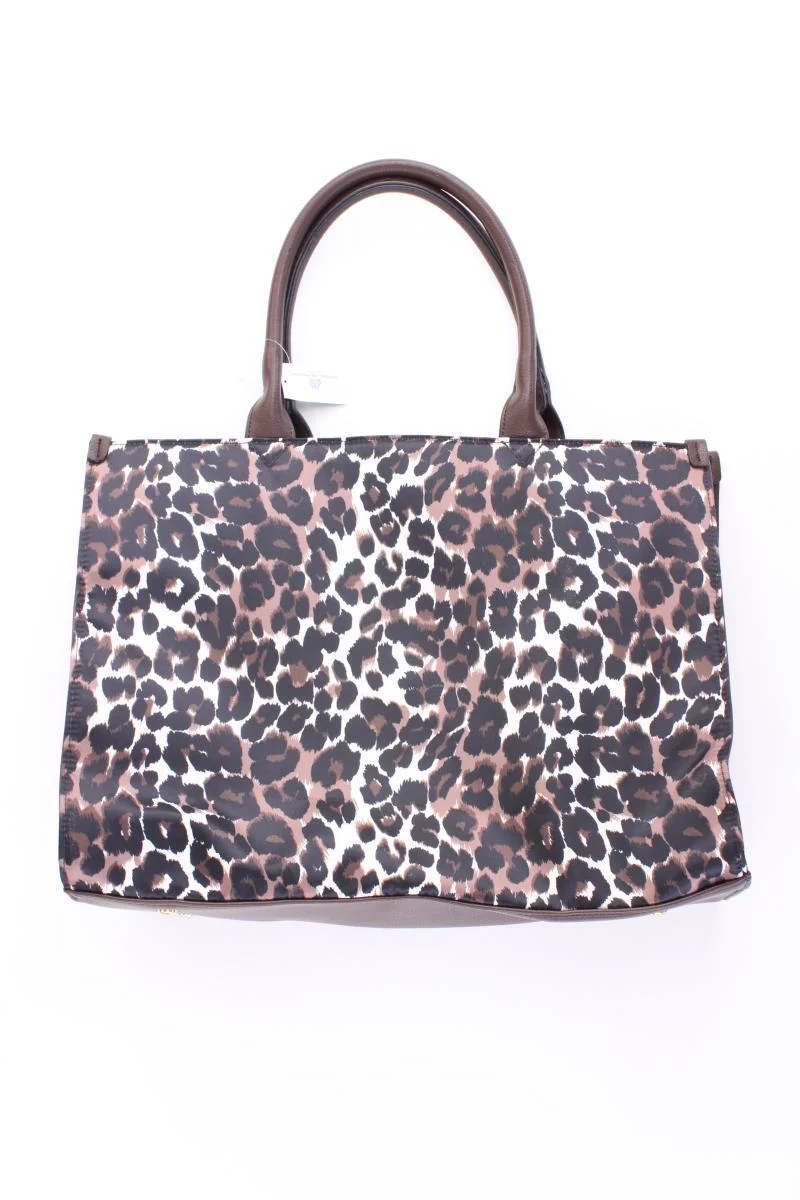 Pfeffinger Henkeltasche mit Tierdruck neuwertig braun