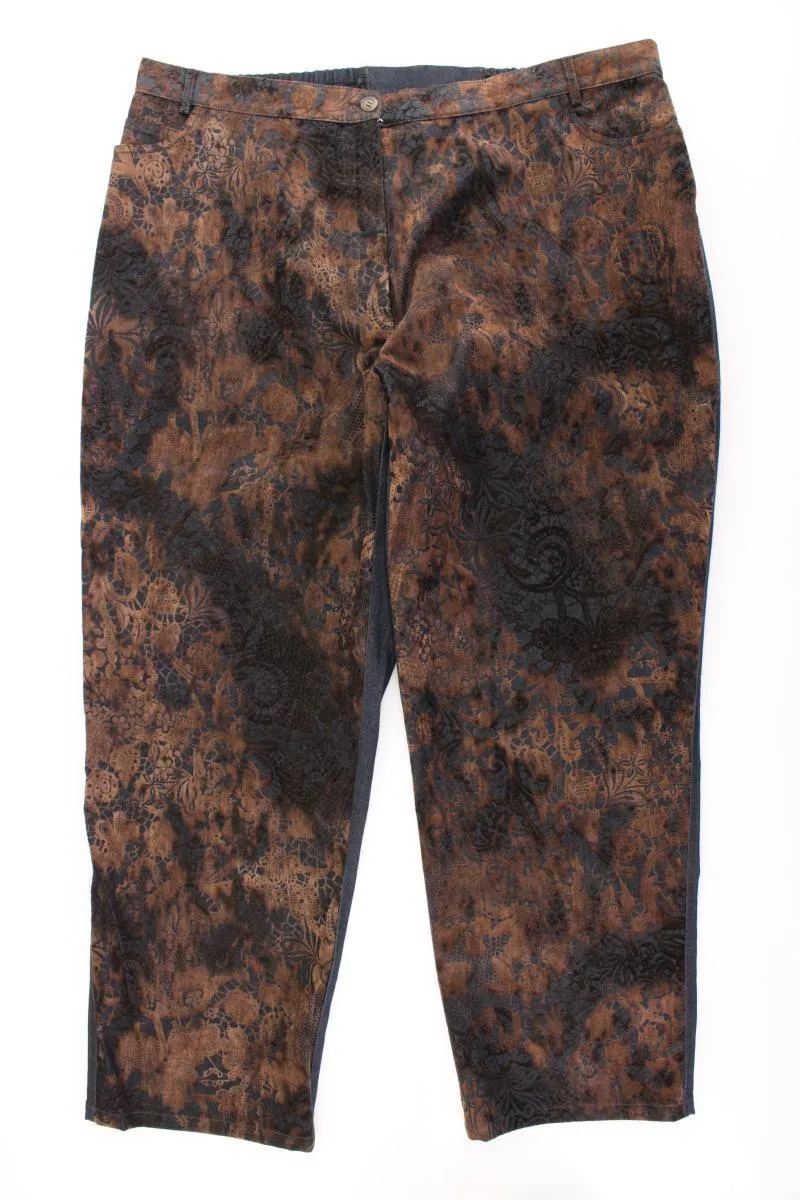 Ulla Popken Hose Gr. 54 braun aus Baumwolle