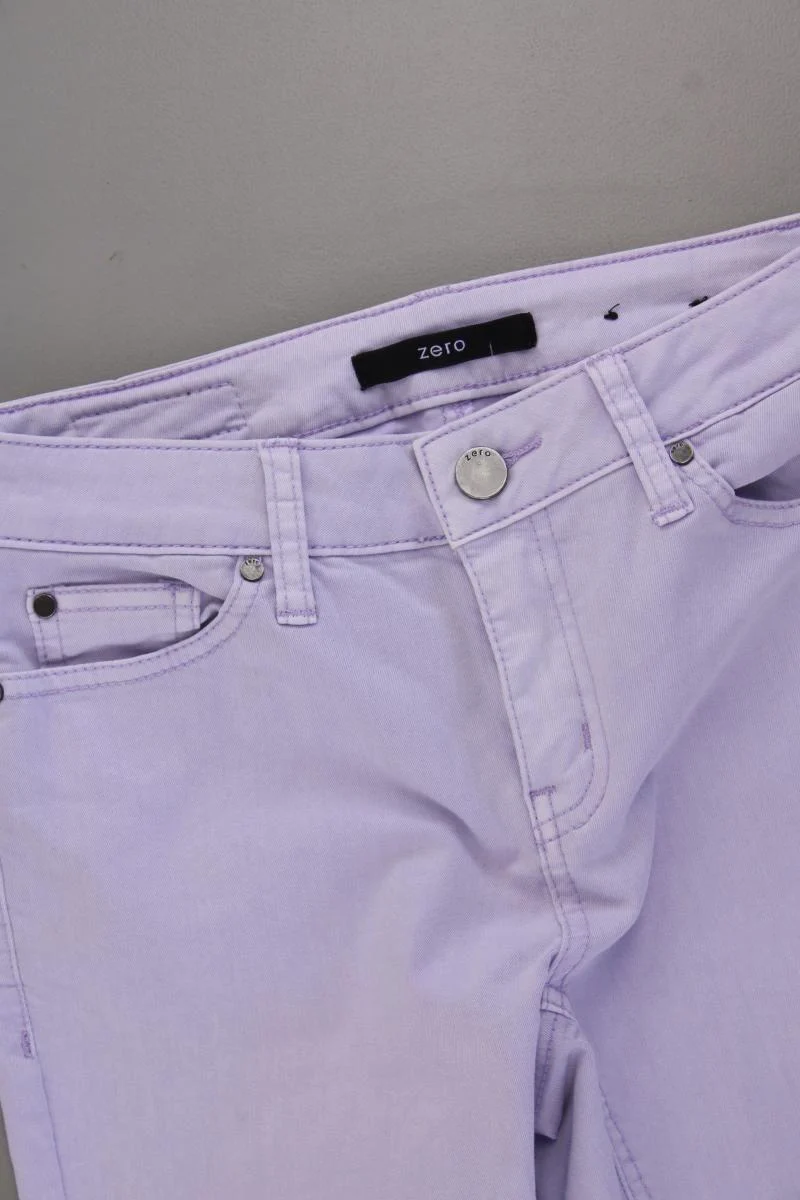 Zero Five-Pocket-Hose Gr. 34 lila aus Baumwolle