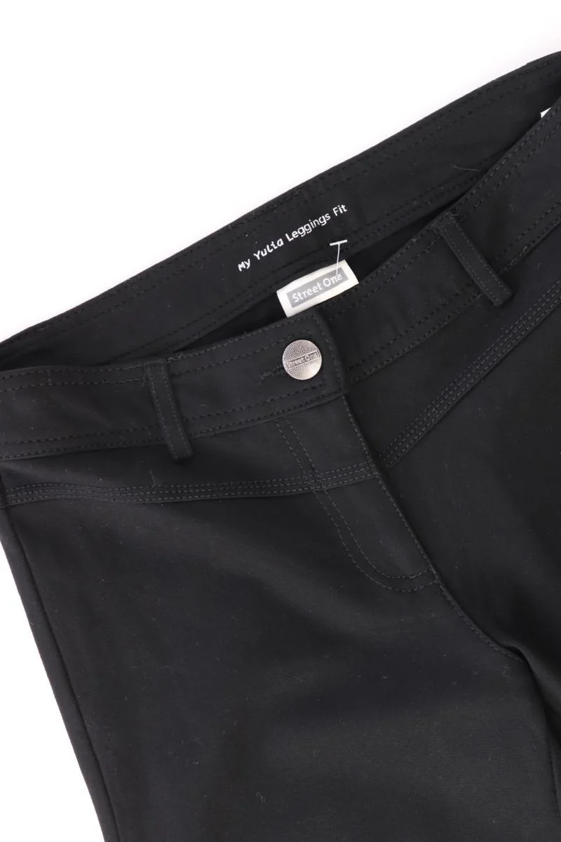 Street One Leggings Gr. 38 schwarz aus Viskose